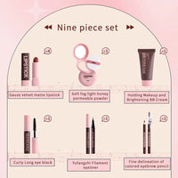 HiVi Makeup Gift Box Powder Glue Record Limited Lipstick Powder Makeup gift box set Valentine's Day gift for your wife Good Vibrations