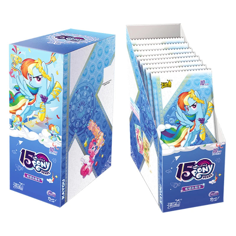 KAYOU Genuine My Little Pony Card Cute Funny Party Friendship Eternal Cards SGR Princess Anime Game Collectible Cards Toys Gifts Good Vibrations