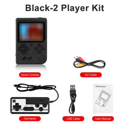 NEW Portable Retro Mini Video Game Console 8-Bit Handheld Game Player Built-in 400 games AV Out Game Console Gameboy videojuego Good Vibrations