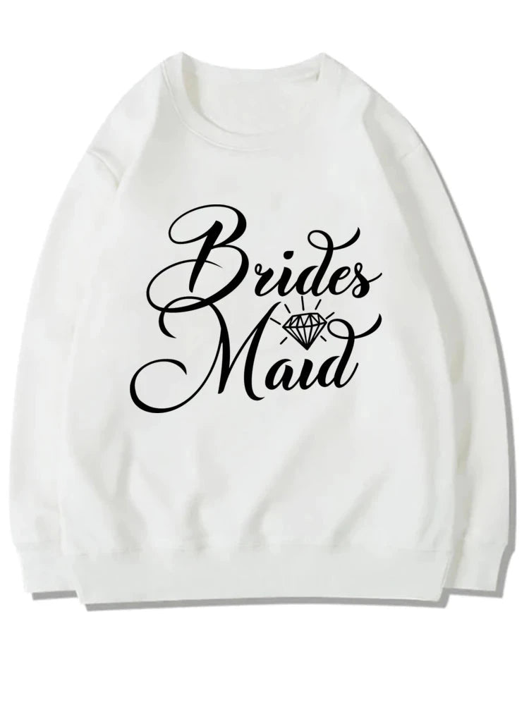 Bride & Team Bride Bridesmaid Sweatshirt Bridesmaid Proposal Maid of Honor Engagement Pullover Bride Sweater Bridesmaid Gifts Good Vibrations