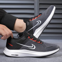 Men's Shoes 2025 New Summer Breathable Mesh Casual Sports Shoes Men's Trendyy Versatile Work Running Shoes Good Vibrations