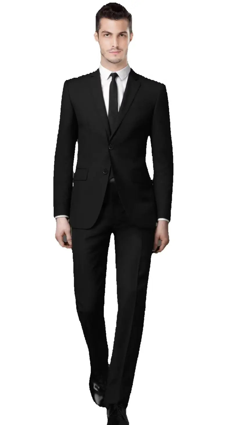 2025 Wedding Groom Suit for Men/Slim Fit 2-Piece(Blazer+pants)Breathable Groom Attire(Free Tie)Best Man, Party, Prom Ropa Hombre Good Vibrations