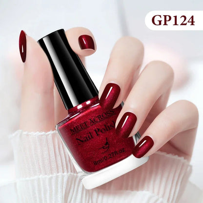 8ml Water-Based Nail Polish 48 Colors Long Lasting Quick Drying No Need of Lamp to Cure Nail Supplies Vernis for Nails Manicure Good Vibrations