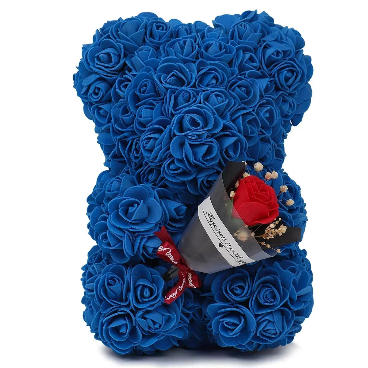 Rose Teddy Bear Artificial Flower Anniversary Valentines Day Birthday Gift Mothers Day Mom Gifts Girlfriend Birthday Gifts Women Good Vibrations