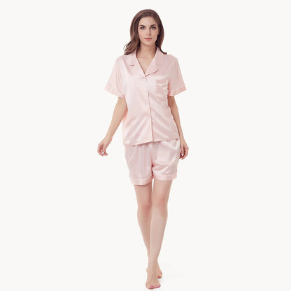 Personalized Monogram Pjs Bridesmaid Shorts Sets Silky Satin Pajamas Bridal Pajamas Set Bridesmaid Gifts Matching Bridesmaid Pjs Good Vibrations