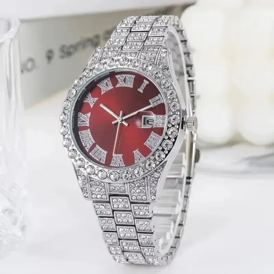 Fashion Full Iced Out Watch for Men Multiple Colors Hip Hop Mens Watch Fashion Cool Bling Diamond Luxury Mens Watches Clock Good Vibrations