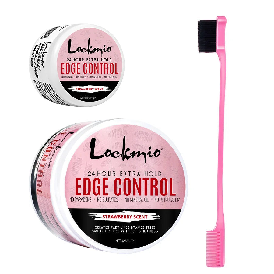 Women and Kid 30g Edge Control Gel Long Lasting Hold Control Wax Natural Finishing Anti-frizz Hair Wax Smoothing Styling Pomade Good Vibrations