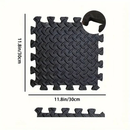 8/16 Pcs Foam Fitness Non Slip Yoga Mat Fitness Floor Tile Protection Pad Fitness Equipment Mat Suitable for Indoor Fitness Good Vibrations