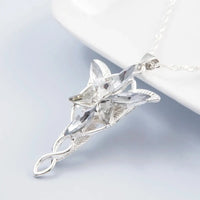 The Lord of the Rings Necklace Elf Princess Arwen Twilight Star Crystal Pendant Necklaces for Women Choker Jewelry Gift Good Vibrations Adult Super Store