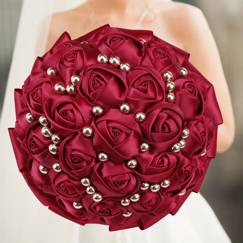 Navy Wedding Bouquet Bridesmaid Bridesmaid Holding Flowers for Wedding Decoration Good Vibrations