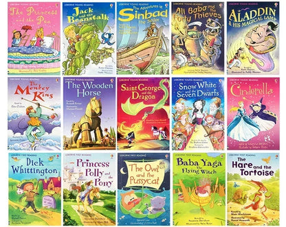 The Usborne 1st 2nd 3rd 4th Reading Collection Library English Picture Book Learning Education Help Children Grow As A Reader Good Vibrations