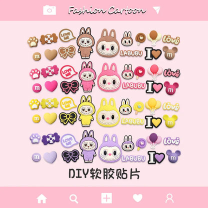 15pcs Hot Toys New Cartoon Shoe Charms Designer for Shoe Accessories Dreations for Sandals Sneaker Classic Clog Kids X-mas Gifts Good Vibrations