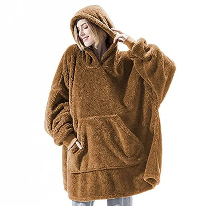 10 Colors Fleece Unisex Loose Hooded Coats Autumn Winter Add Velvet Lover Men And Women Pullover Sweatshirt FYY-9008 Good Vibrations