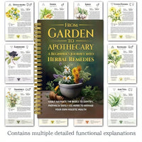 Natural and Herbal Daily Wellness Book, A Beginner's Journey Into Herbal Remedies from Garden to Apothecary Good Vibrations