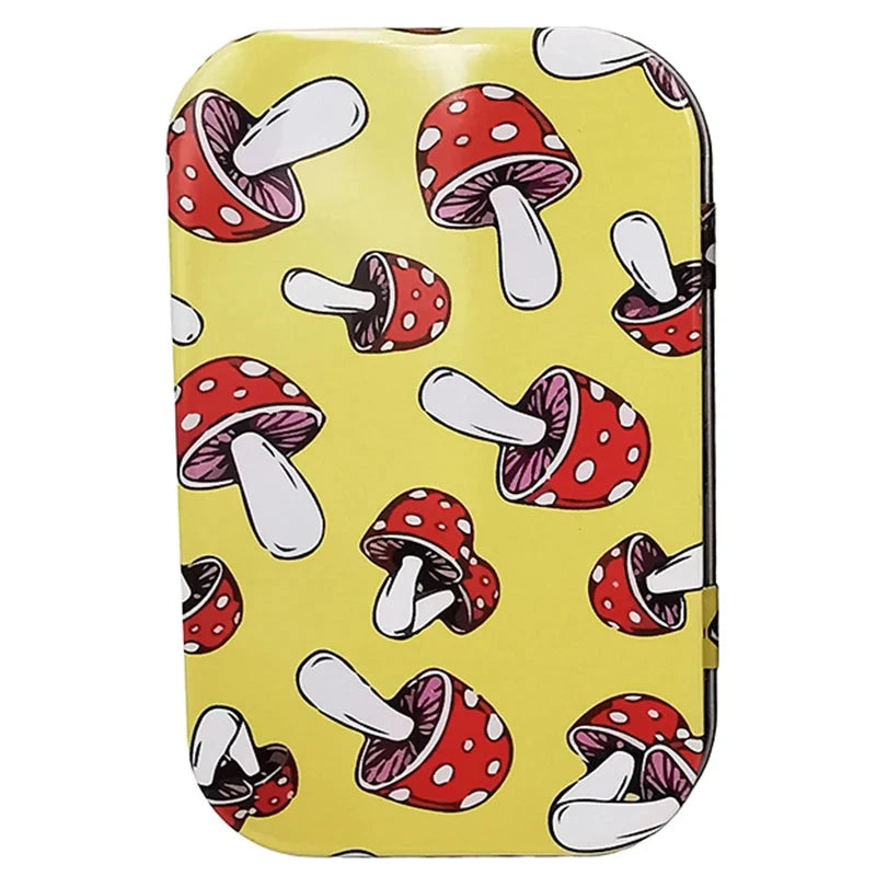 Cigarette Case Box Flip Cap Tobacco Storage Smoke Humidor Rolling Paper Jewelry Candy Coin Key Organizer Tin Flip Gifts Sealed Good Vibrations