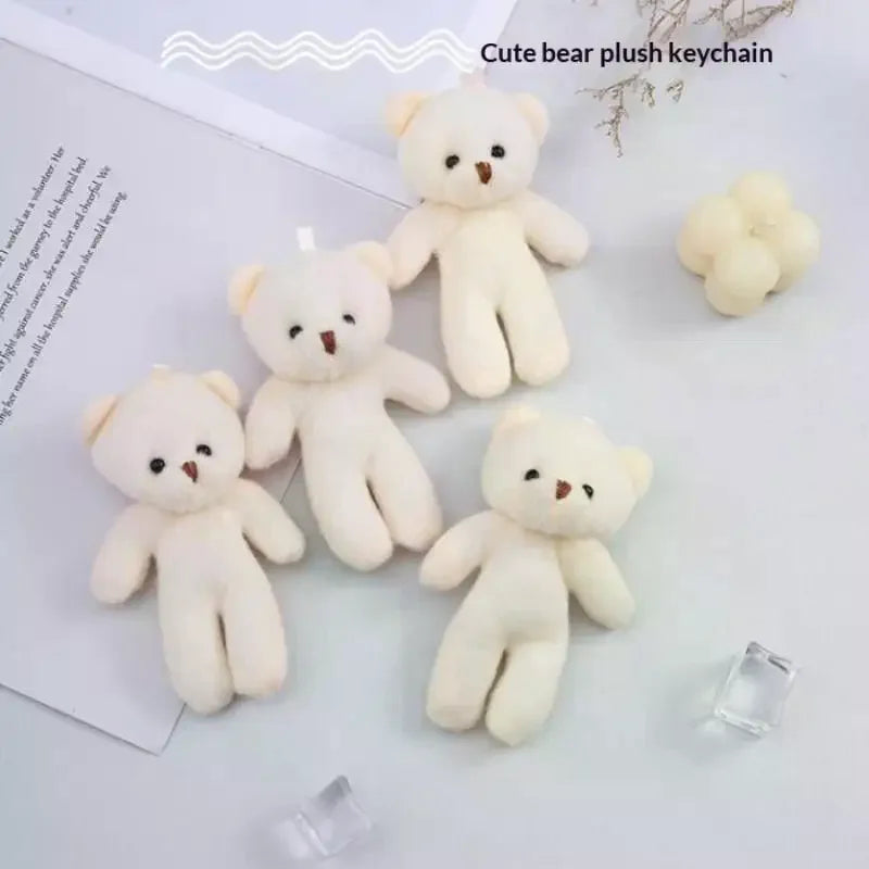 10/12/18/20Pcs Birthday Wedding Party Favors Supplies DIY Accessory Mini Cute Cartoon Plush Bear Girl Gift Doll Toys Good Vibrations