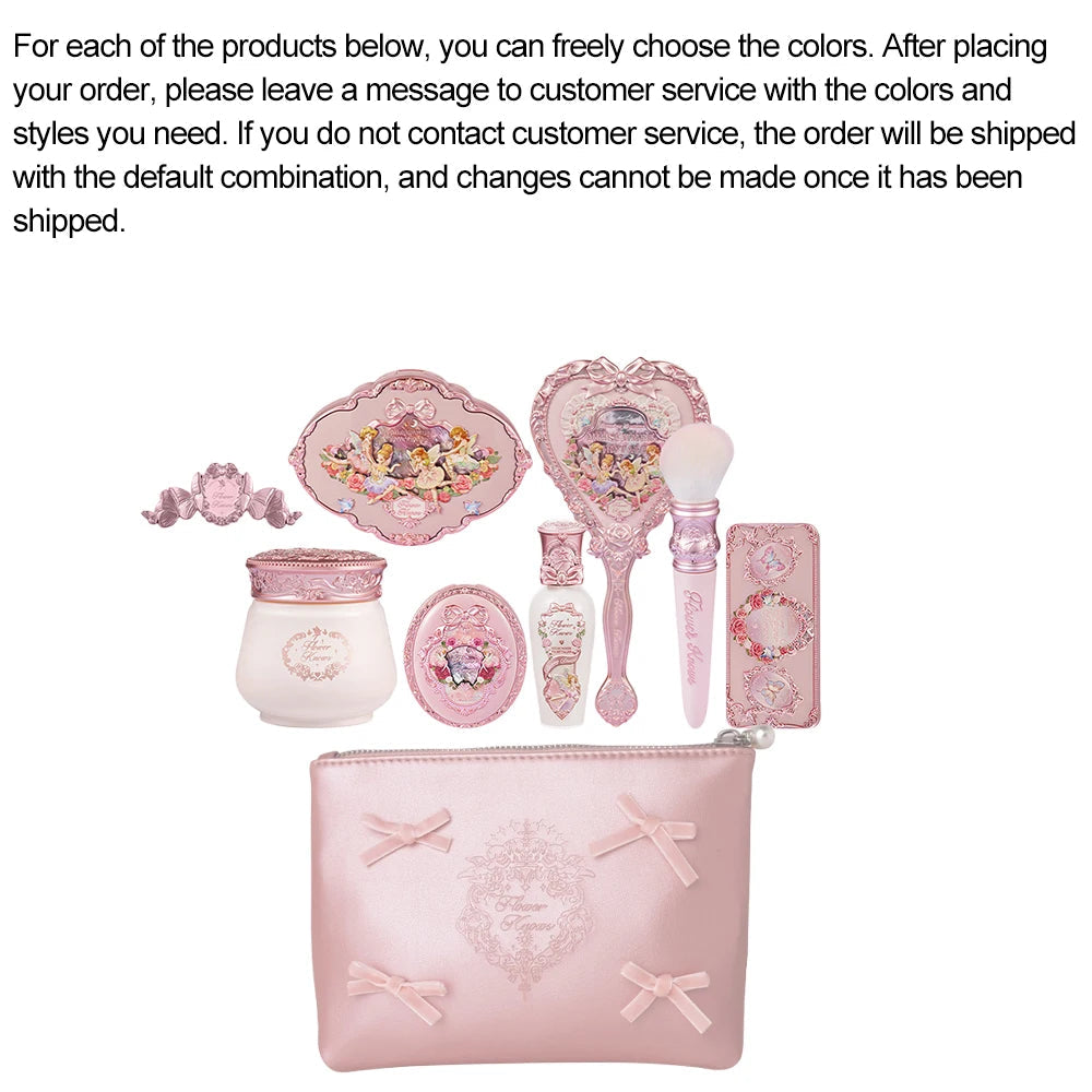 Flower Knows Full Face Makeup Palette Set - Blush Lip Lacquer Eyebrow - Long Lasting Waterproof Professional Beauty Products Good Vibrations