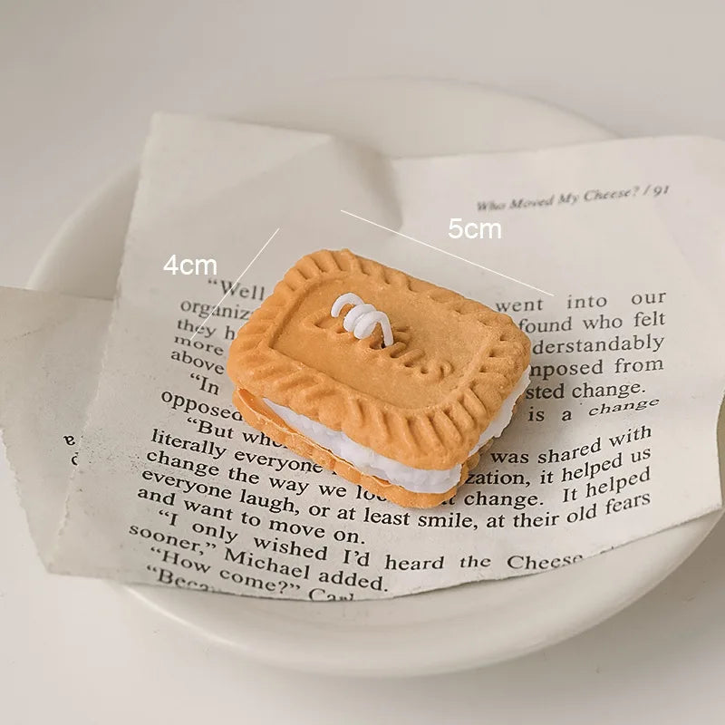 Cute Handmade Biscuit Candle Scented Candle Aromatherapy Soy Wax Candle Wedding Birthday Candles Party Home Decoration Good Vibrations