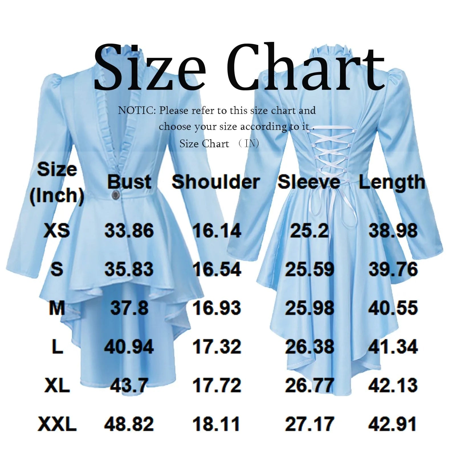 Halloween Carnival Dress Up Party Outfit Coat Medieval Victorian Dress Costume Women Tuxedo Tailcoat Gothic Steampunk Trench Hem Good Vibrations