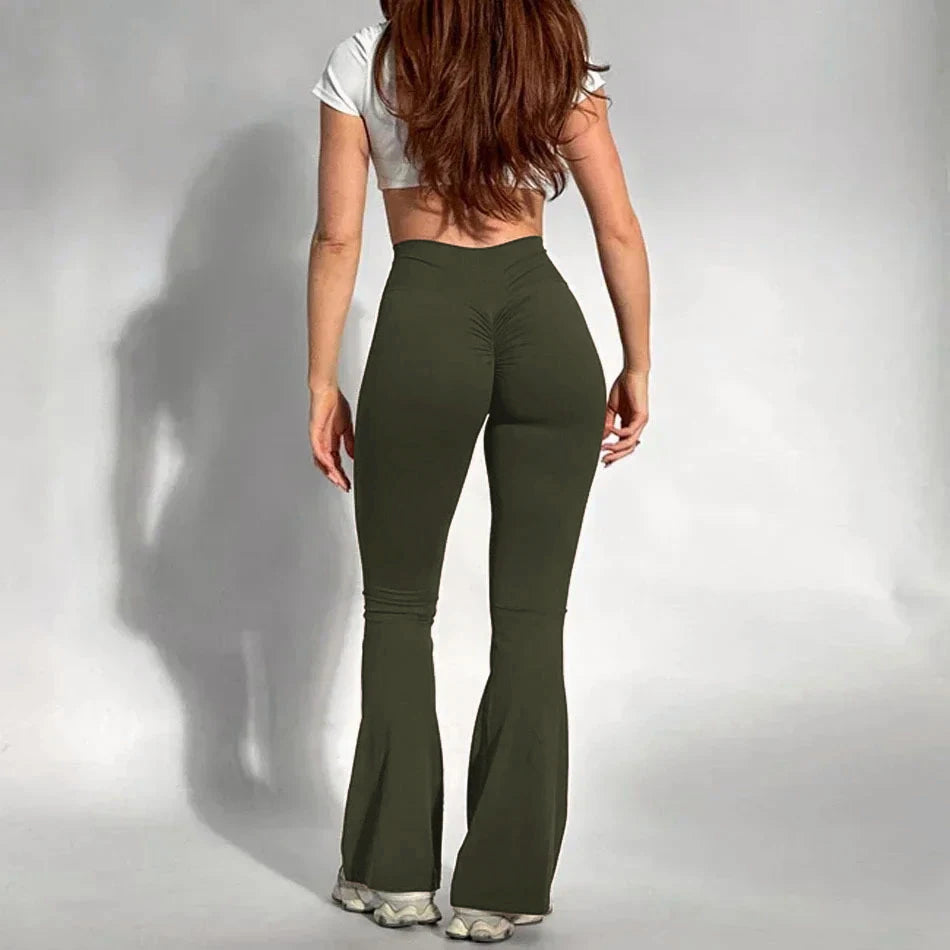 High Waist Workout Yoga Leggings Fitness Butt Lifting Scrunch Butt Sports Gym Pants Women Good Vibrations