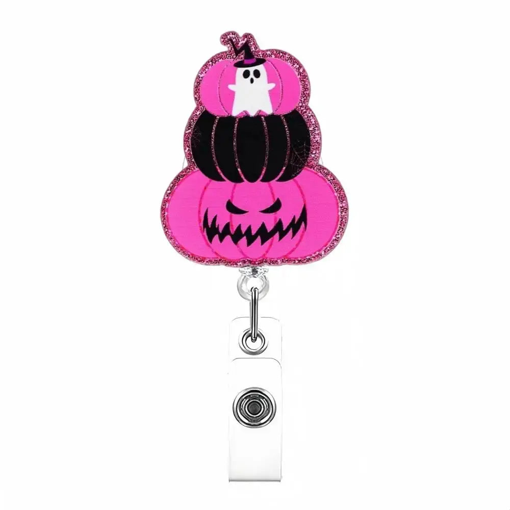 New Glitter Acrylic Retractable Nurse Badge Reel Doctor Teacher Student Name Id Card Holder Keychains Lanyard Wholesale Good Vibrations