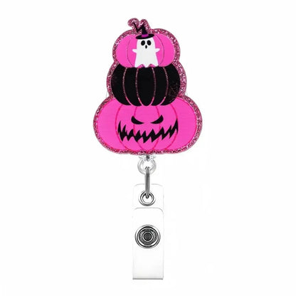 New Glitter Acrylic Retractable Nurse Badge Reel Doctor Teacher Student Name Id Card Holder Keychains Lanyard Wholesale Good Vibrations