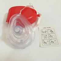 1Set Car Rescue CPR Mask Emergency First Aid Masks Resuscitator One-Way Valve CPR Face Sheild Survival Mask Outdoor Survival Kit Good Vibrations