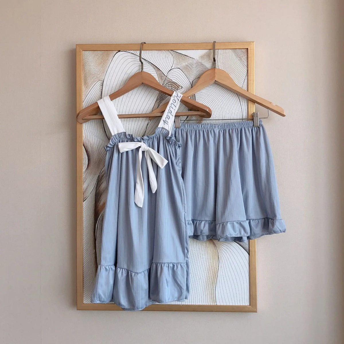 Two-piece Ladies Set Home Suit for Women Pjs Woman Set Pajamas for Lady Sleepwear Women's Summer Suit With Shorts Pajama Sets Good Vibrations