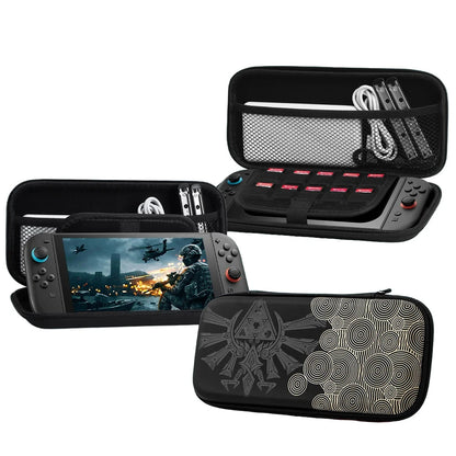 For NS For Switch 2 Game Console Storage Case Portable Carrying Bag Hard Shell NS 2 Console Travel Case with 10 Game Card Slots Good Vibrations