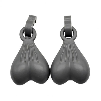 2Pcs Resin Croc Balls Shoe Charm Hanging Pendant Outdoor Sandals Novelty Testis Funny Sandal Shoes Ball Ornaments Shoe Buckle Good Vibrations