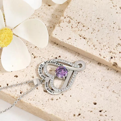 Elegant Style Heart shaped Pendant Necklace Hollow Design Mother's Day Gift Party Suitable for Best Friends Without Box Good Vibrations