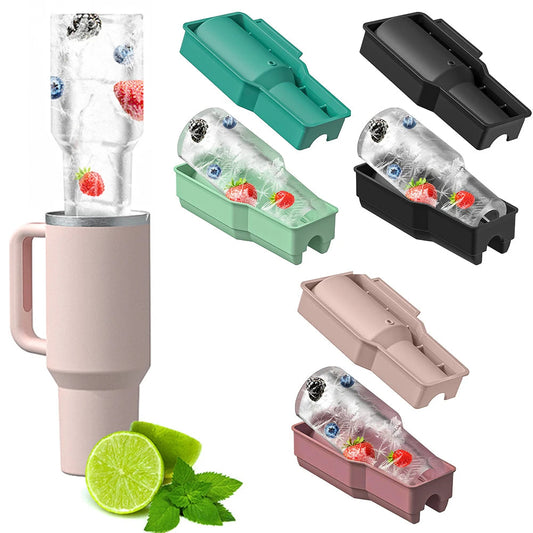 Cylinder Ice Mold for Stanley Cup 40oz Ice Cube Maker Reusable Ice Tray for Ice Drink Juice Whiskey Cocktail Coffee Good Vibrations Adult Super Store