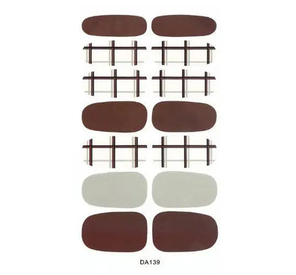 Nail Stickers DIY Decals For Nail Art Wraps Women Beauty Full Cover Nail Manicures Decorations Uñas Postizas Press On Nails Good Vibrations