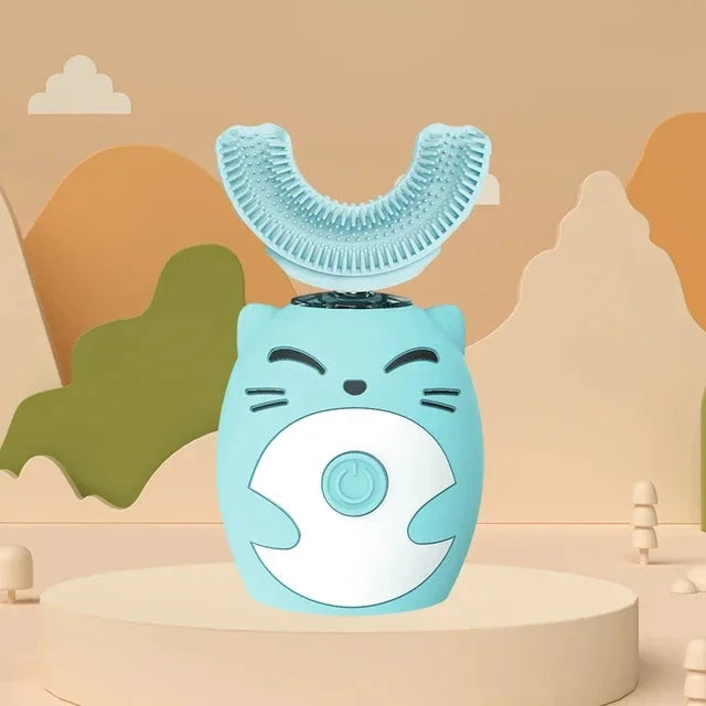 Electric U-shaped Toothbrush Children Sonic Toothbrush 360 Degrees Smart Dental Tooth Brush Teeth Whitening for Waterproof Kids Good Vibrations