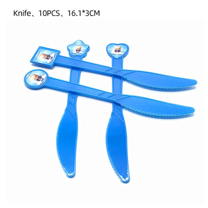 Baby Boy Party Decoration Banner Tableware Supplies Paper Boy DIY Cake Topper Birthday Foil Balloons Kit Accessory Gift Bags Good Vibrations