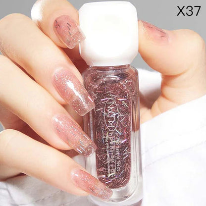 10ml Peel Off Water-Based Starry Nail Polish Fast Drying Long-Lasting Healthy And Brightening Effect No Need Lamp Cure Good Vibrations