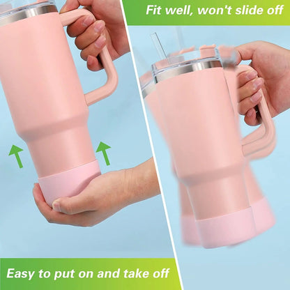 Silicone Insulated Cup Protective Sleeve For 40oz 30oz 20oz Water Bottle Silicone Boot Bottom Sleeve Cover Non-Slip Cup Sleeve Good Vibrations Adult Super Store