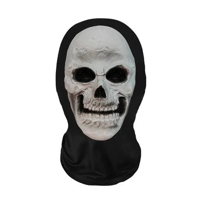 Halloween Ghost Face 3D Mask Balaclava Full Face Elastic Mesh Breathable Skull Headcovers Horror Party Halloween Cosplay Props Good Vibrations