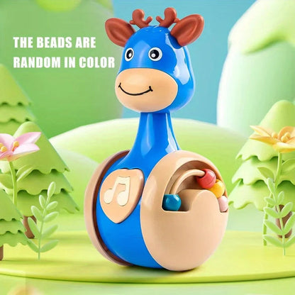 Roly Poly Baby Toys 6 to 12 Months, Tumbler Wobbler Toys for Infant Boy Girl - Perfect for Learning to Climb & Early Education! Good Vibrations