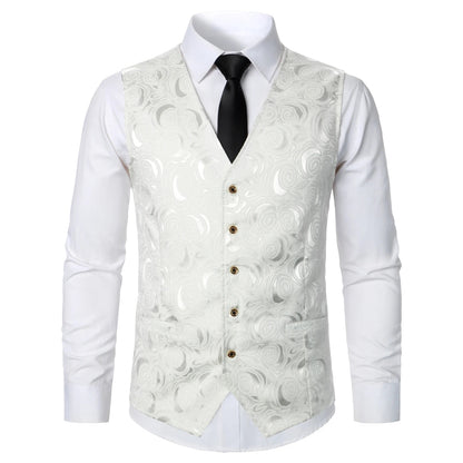 Men Suit Vest Coat Stripe Fabric Open Button Design Classic Design Causal  Business Fashion Slim Fit Men Suit Good Vibrations