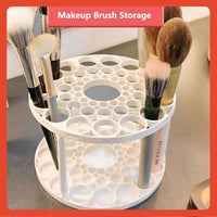 Makeup Brush Holder Organizer Desktop Cosmetics Storage Rack  Makeup organization and Skincare Storage for Vanity, Desktop Good Vibrations
