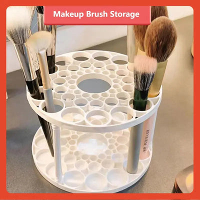 Makeup Brush Holder Organizer Desktop Cosmetics Storage Rack  Makeup organization and Skincare Storage for Vanity, Desktop
