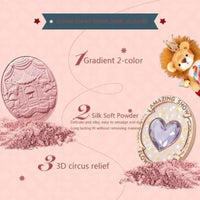 Flower Knows Makeup Unicorn Strawberry Rococo Embossed Blush On Natural Cheek Matte Long Lasting Blusher Makeup 6 Colors 5g Good Vibrations