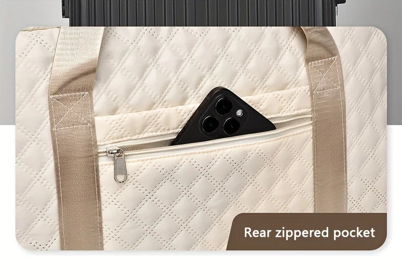 Lightweight Luggage Bag, Large Capacity Travel Duffle Bag Gym Tote Bags, Shoulder Weekender Overnight Bag Good Vibrations Adult Super Store