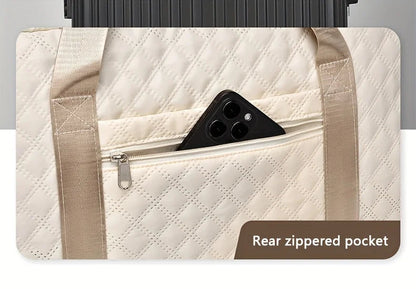 Lightweight Luggage Bag, Large Capacity Travel Duffle Bag Gym Tote Bags, Shoulder Weekender Overnight Bag Good Vibrations Adult Super Store