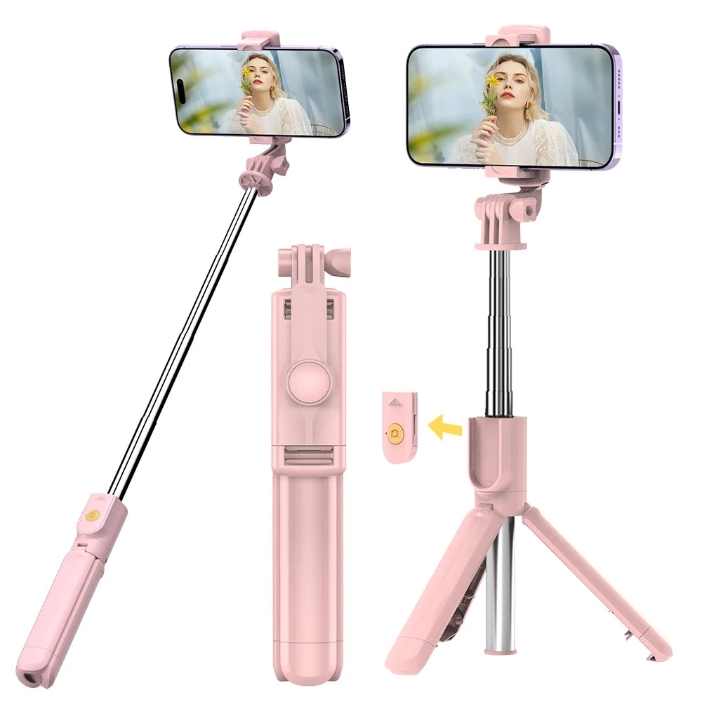 Wireless Selfie Stick Tripod Stand with Detachable Remote for iPhone Mobile Phone Tiktok Live Streaming Good Vibrations Adult Super Store