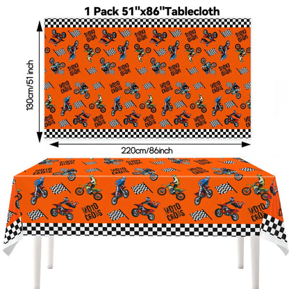Dirt Bike Party Decor Motorcycle Banners Balloons Tableware Motocross Paper Cups Plates Napkins Motorcycle Theme Party Supplies Good Vibrations