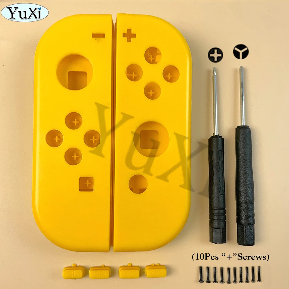 1Set Front Back Middle Frame Shell Housing Case Plastic Cover LR SL SR Buttons For Nintend Switch NS NXJoy-Con Game Controller Good Vibrations