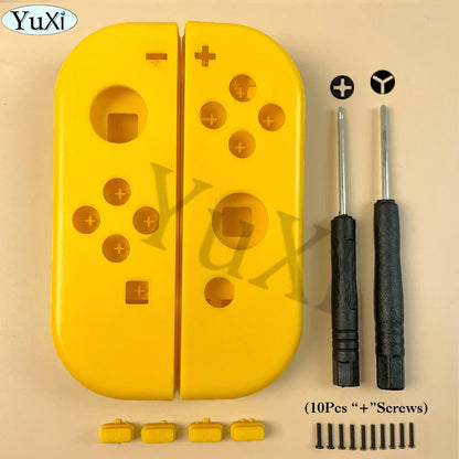 1Set Front Back Middle Frame Shell Housing Case Plastic Cover LR SL SR Buttons For Nintend Switch NS NXJoy-Con Game Controller Good Vibrations