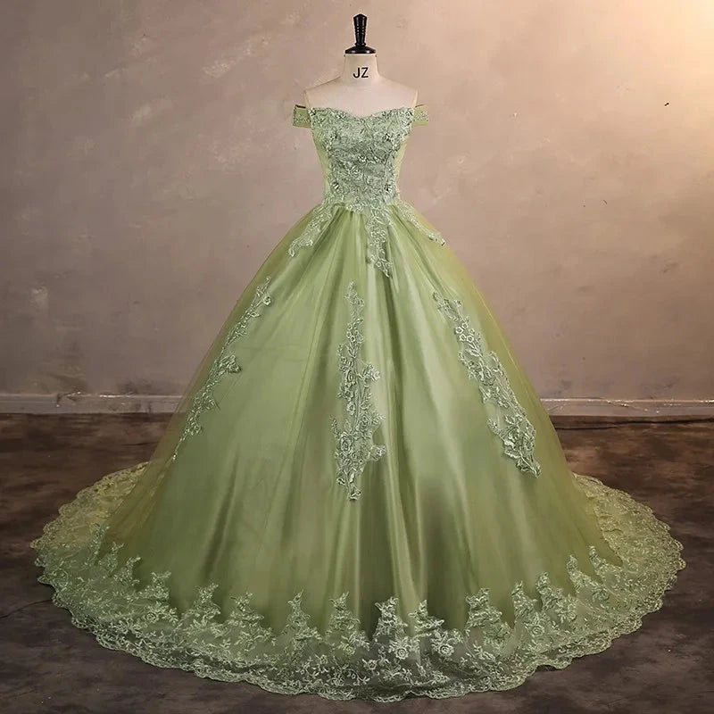 SONHAR VESTIDOS 15 yera old dress 15 Quinceanera Dresses 2024 Elegant Party Dress Luxury Lace Prom Gown customized Good Vibrations